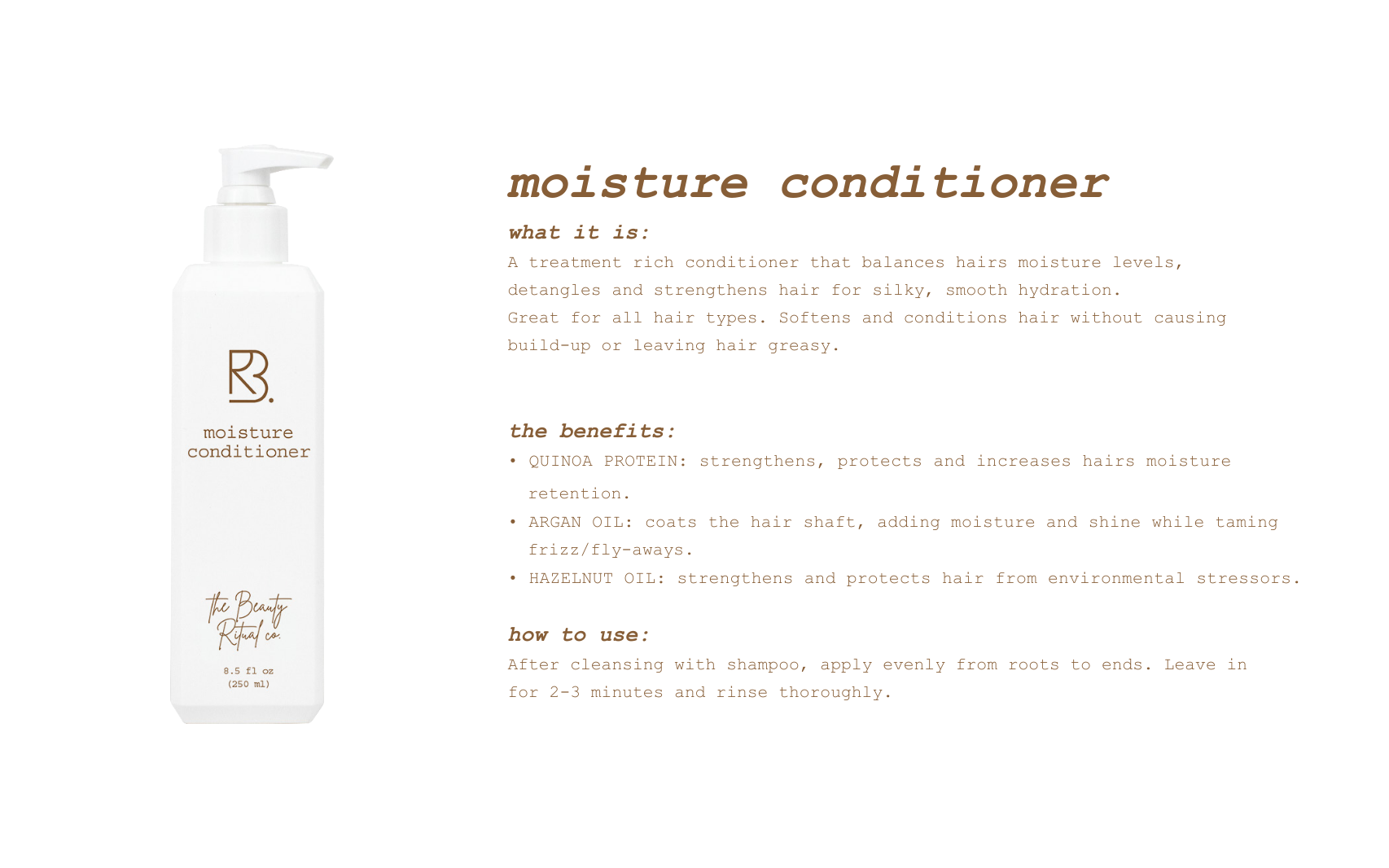 moisture conditioner