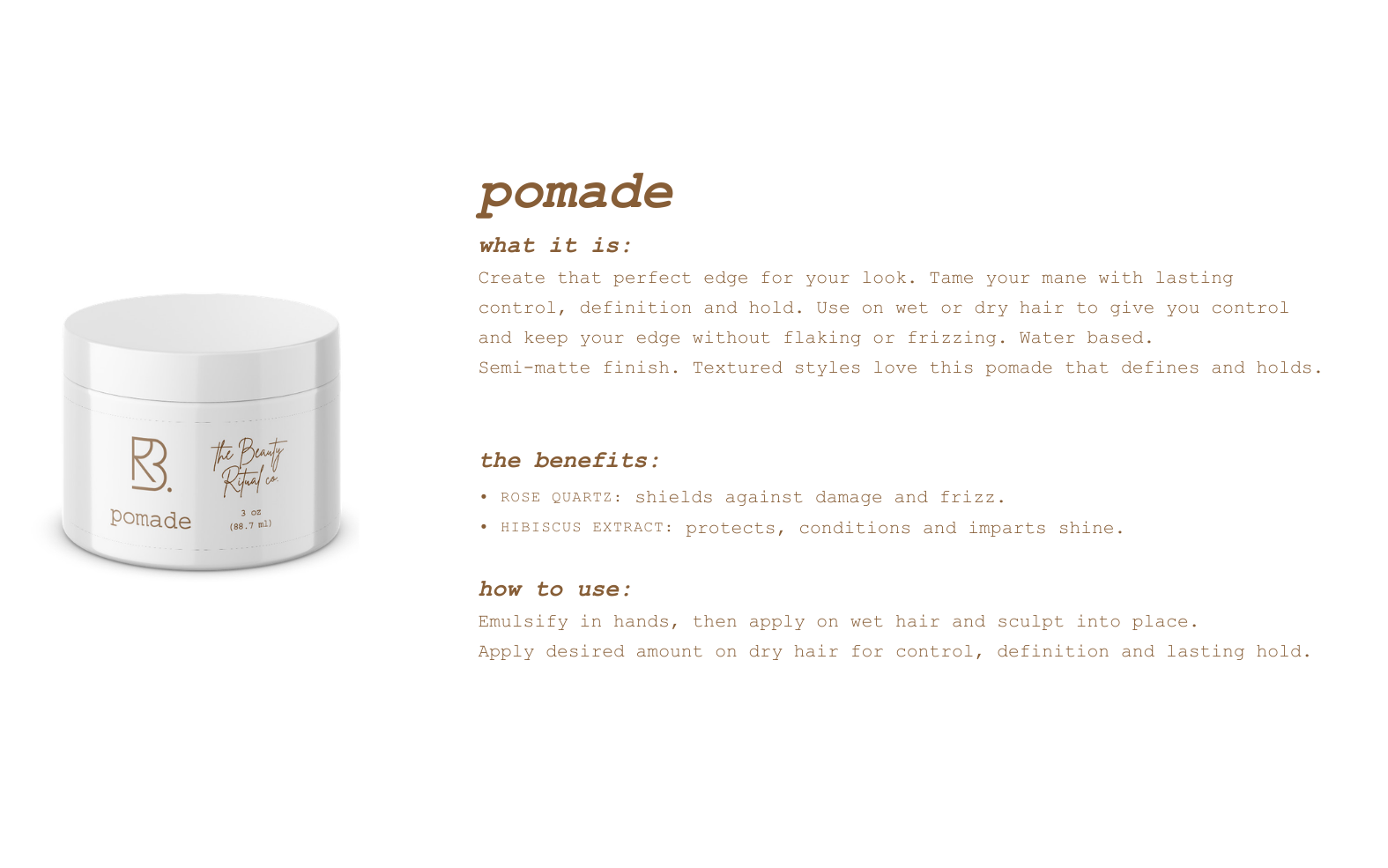 pomade