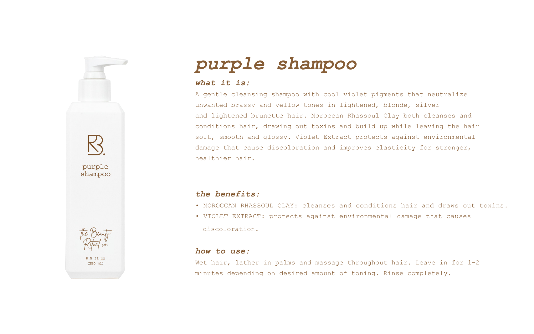 purple shampoo