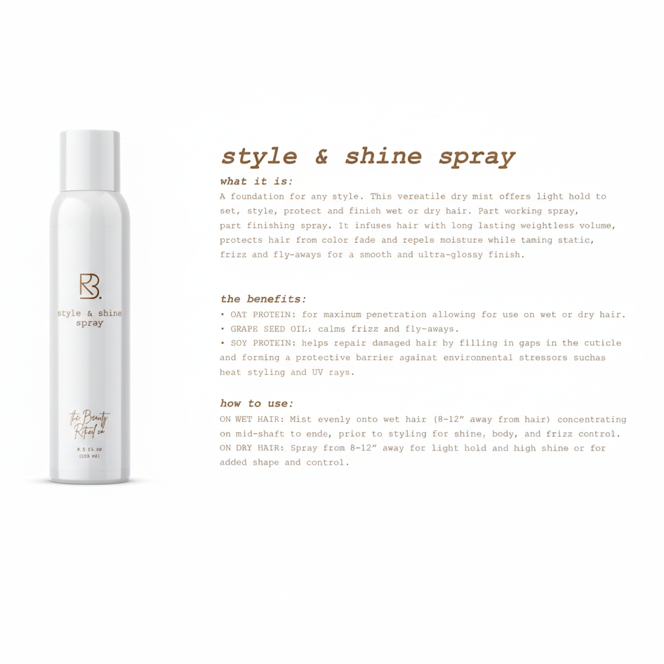 style & shine spray