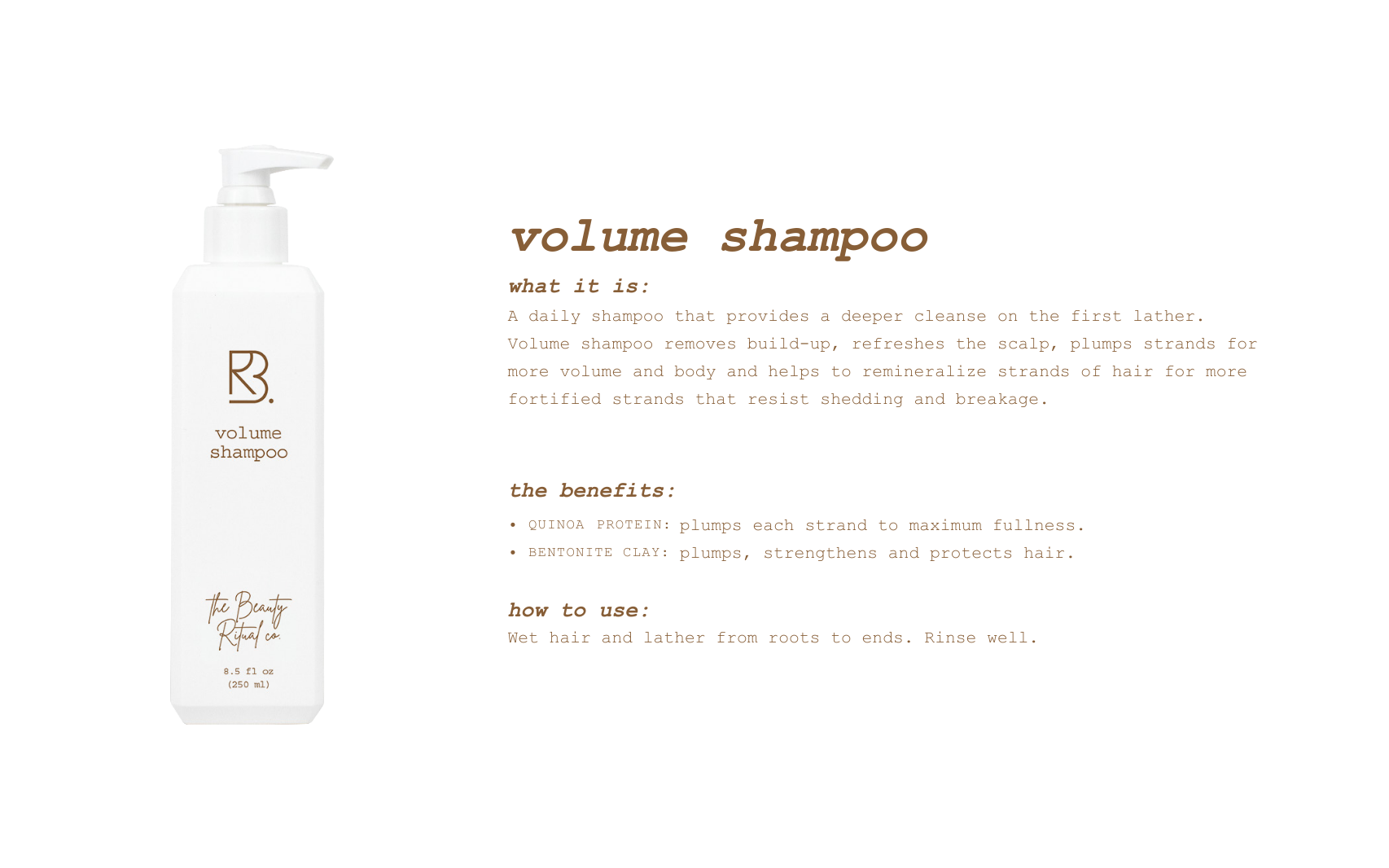 volume shampoo